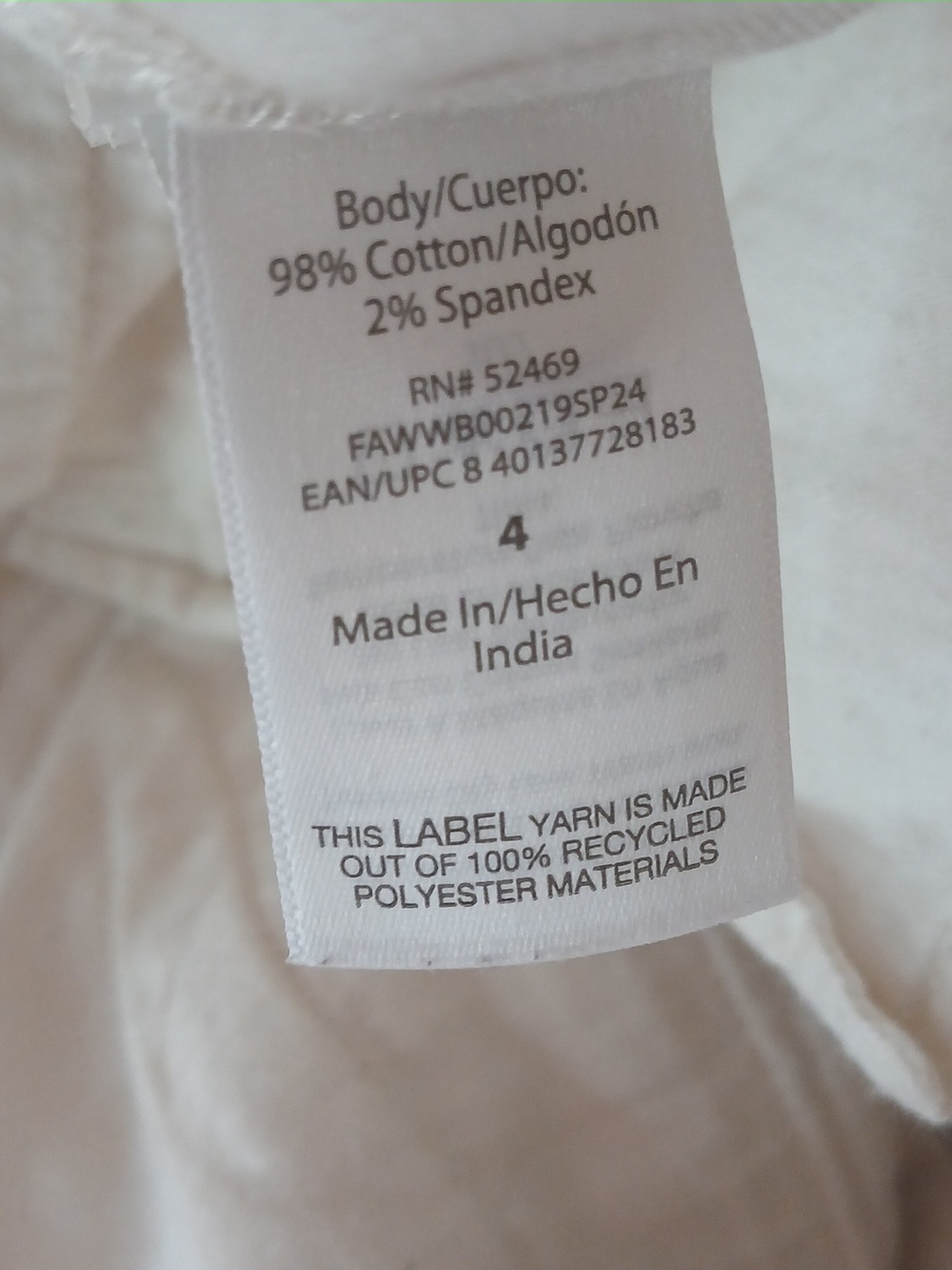 Free Assembly Crisp Cream High-Waist Trousers - Picture 5 of 5
